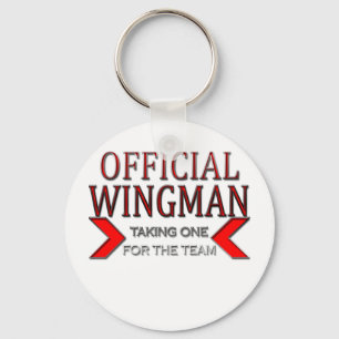 Offizieller WingMan nimmt einen für Team Red Schlüsselanhänger