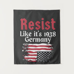 Offizieller Wohnsitz wie 1938 Deutschland Resist Wandteppich