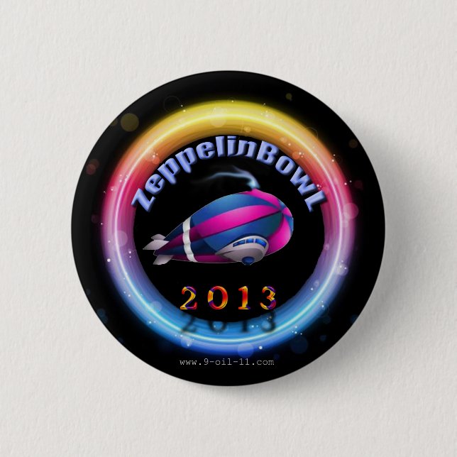 Offizieller ZeppelinBowl 2013 Knopf Button (Vorderseite)