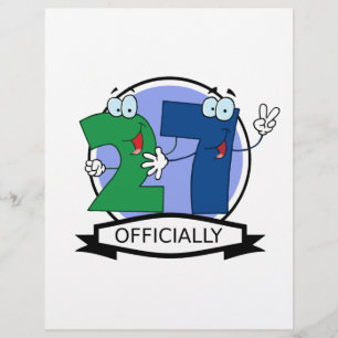 Offizielles 27-Geburtstagslogo