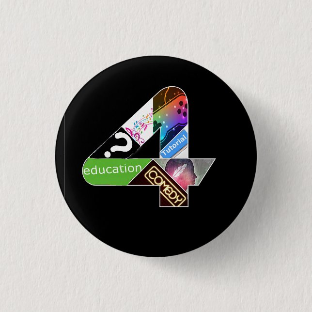 Offizielles 4 EveryoneHD Logo-Abzeichen Button (Vorderseite)