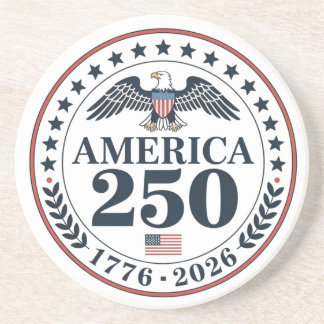 Offizielles Amerika 250. Jubiläums-Gedenksiegel Getränkeuntersetzer