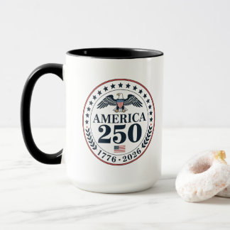 Offizielles Amerika 250. Jubiläums-Gedenksiegel Tasse