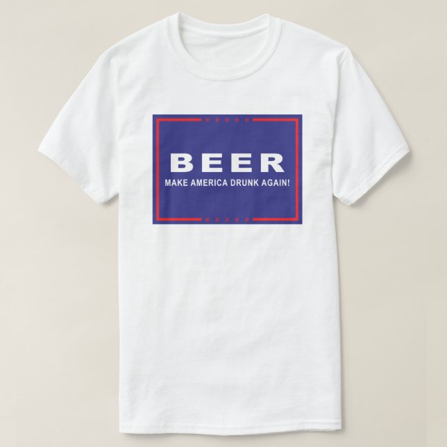 Offizielles Bier für T - Shirt Präsidenten-2016 (Design vorne)