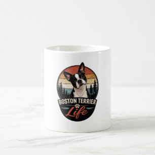 Offizielles Boston Terrier Life Logo Kaffeetasse