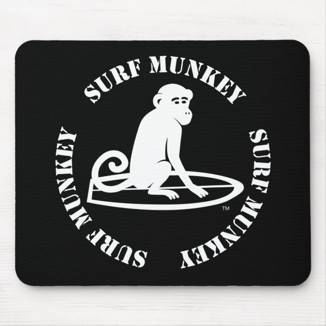 Offizielles Brandung Munkey Logo für dunkle Mousepad (Vorne)