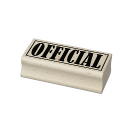 Offizielles Business Office Gerahmt Simple Word Gummistempel