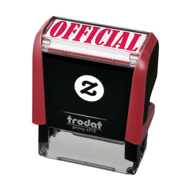 Offizielles Business Office Gerahmt Simple Word Permastempel (Produkt)