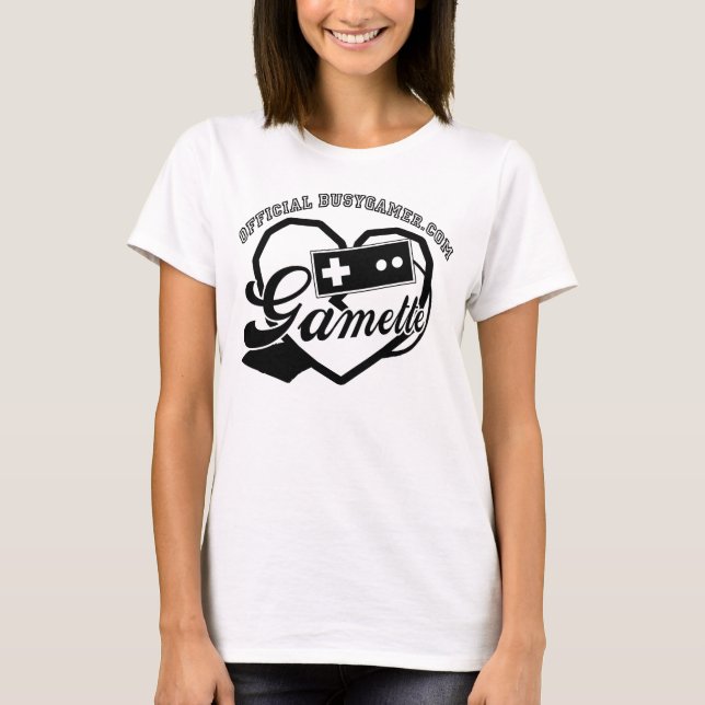 Offizielles BusyGamer Gamette T-Shirt (Vorderseite)