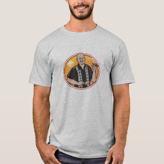 Offizielles CigarJack.net, das Shirt raucht