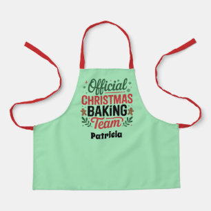 Offizielles Cookie-Backteam Name hinzufügen Schürze