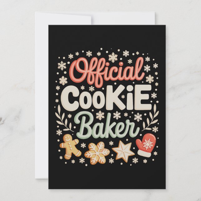 Offizielles Cookie Baker Weihnachts Weihnachten We (Vorderseite)