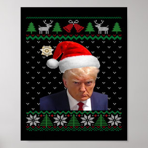 Offizielles Donald Trump-Mug-Shot-Hässliches-Chris Poster