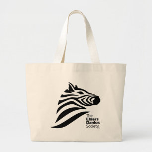 Offizielles Ehlers-Danlos Gesellschafts-Logo Jumbo Stoffbeutel