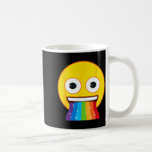 Offizielles Emoji Regenbogen Mund Gelbes Lächeln G Kaffeetasse