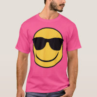 Offizielles Emoji Retro-Sonnenbrille Gelbes Smiley