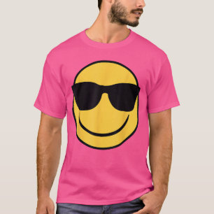 Offizielles Emoji Retro-Sonnenbrille Gelbes Smiley T-Shirt