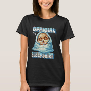 Offizielles Faules Faultier in Decke Schlafshirt T-Shirt