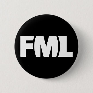 Offizielles FML Abzeichen: FML weiß/Schwarzes Button