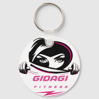 Offizielles GIDAGI Fitness-Logo Schlüsselanhänger