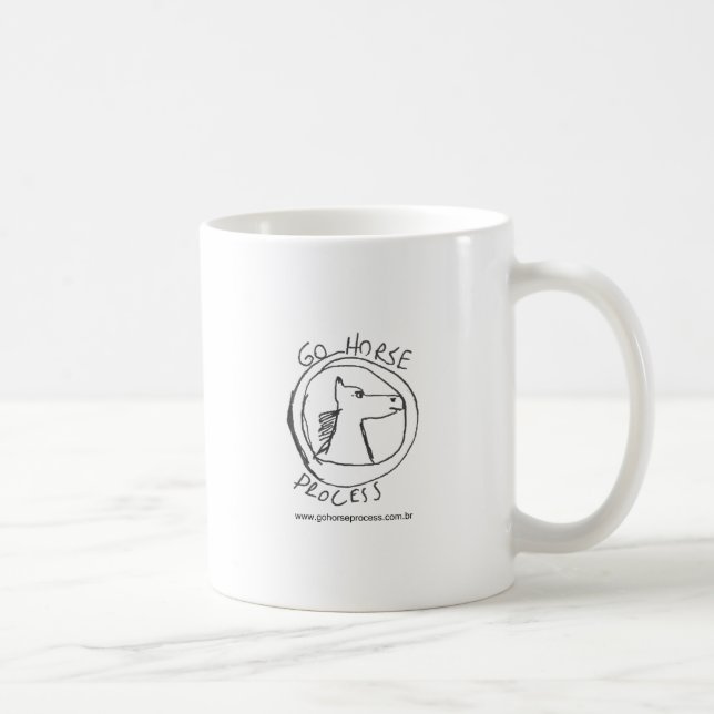 OFFIZIELLES GOHORSE PRODUCT HOMOLOGATED KAFFEETASSE (Rechts)