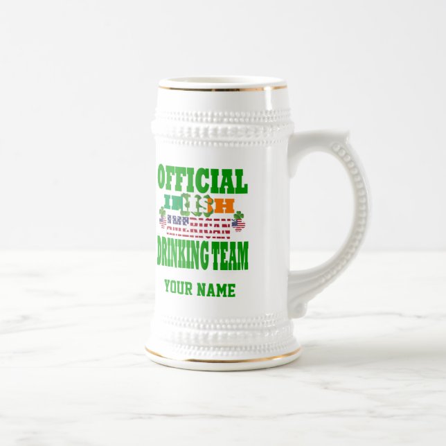 Offizielles irisches Trinkteam Bierglas (Rechts)