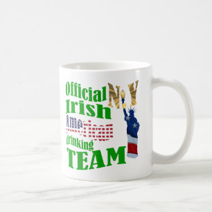 Offizielles irisches Trinkteam Kaffeetasse