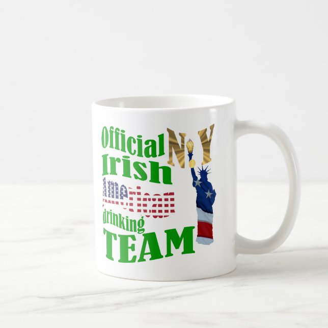 Offizielles irisches Trinkteam Kaffeetasse (Rechts)