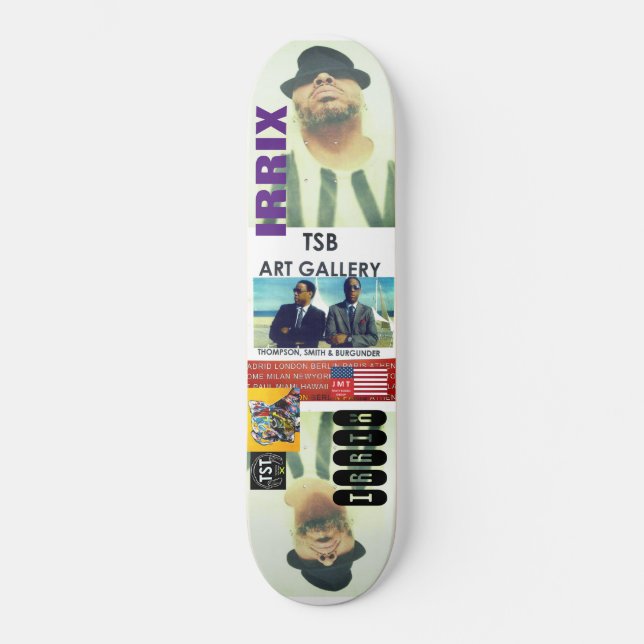 OFFIZIELLES IRRIX-Skateboard Skateboard (Vorderseite)