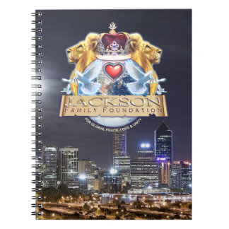 Offizielles Jackson-Familienwappen-Notizbuch Notizblock