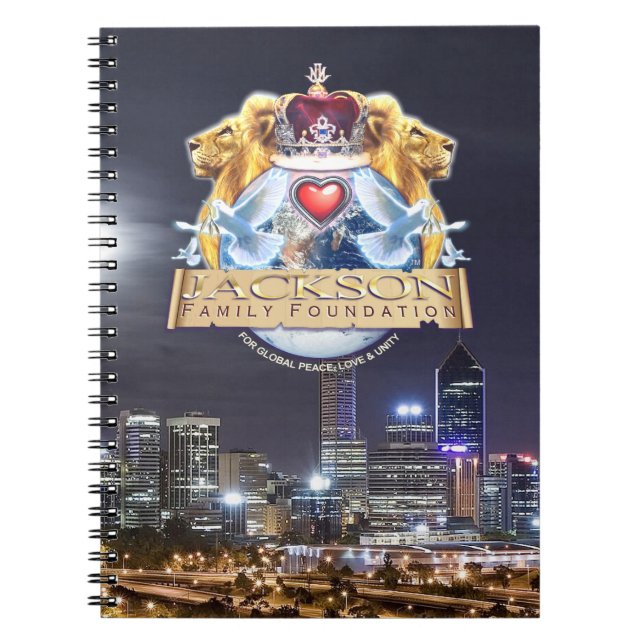 Offizielles Jackson-Familienwappen-Notizbuch Notizblock (Vorderseite)