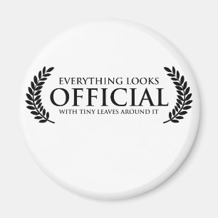 Offizielles kleines Blätter Magnet