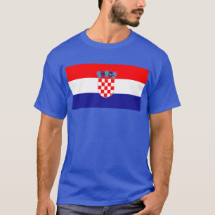Offizielles Kroatien-Flaggen-T-Shirt   Kroatische  T-Shirt