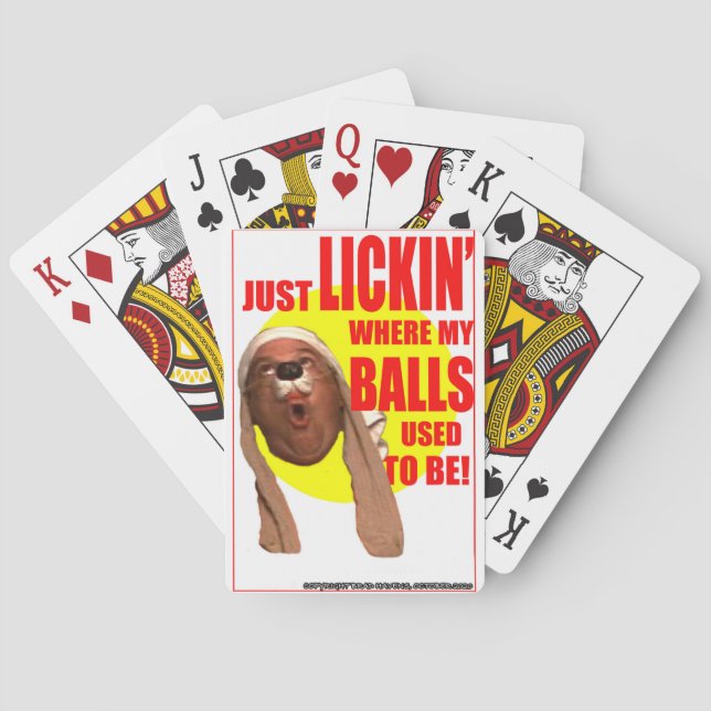 Offizielles LFB-Promo-Poster Spielkarten (Rückseite)