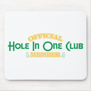 Offizielles Loch in einem Vereinsmitglied Mousepad
