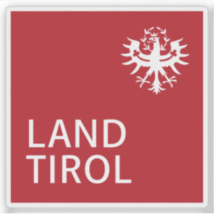Offizielles Logo des Staat Tirol, Österreich Aufkleber
