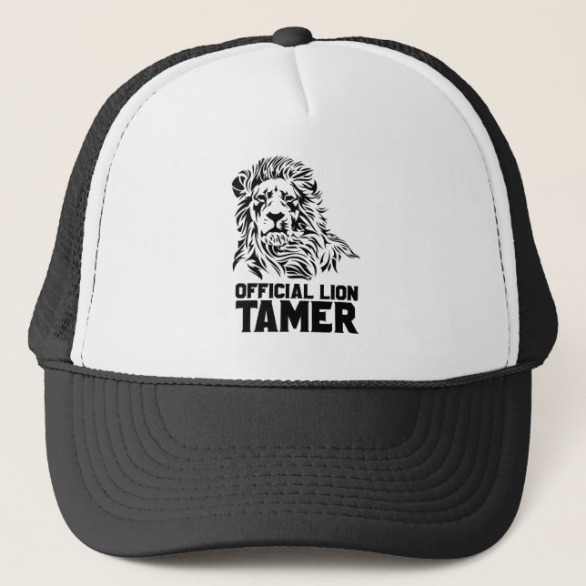 Offizielles Löwe-zahmeres Truckerkappe (Vorderseite)