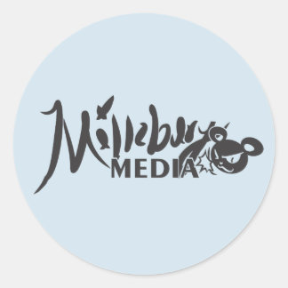 Offizielles Millsbury-Medienlogo Runder Aufkleber