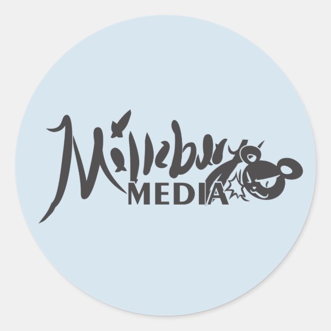 Offizielles Millsbury-Medienlogo Runder Aufkleber (Vorderseite)