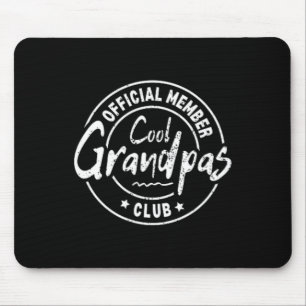 Offizielles Mitglied Cool Grandpas Club Funny Vath Mousepad