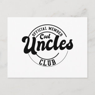 Offizielles Mitglied Cool Oncles Club Vathage Day Postkarte