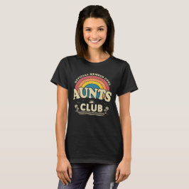 Offizielles Mitglied Cool Tanten Club Vintag Sunse T-Shirt