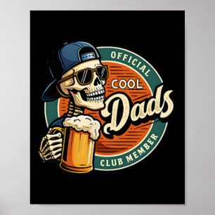 Offizielles Mitglied Cool Väter Club Poster