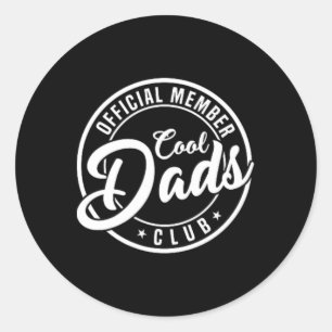 Offizielles Mitglied Coole Väter Club 2 Siddharta Runder Aufkleber