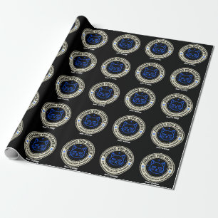 Offizielles Mitglied der Katzenvereinigung, das Si Geschenkpapier