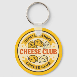 Offizielles Mitglied des Käse-Clubs Lustiges Gesch Schlüsselanhänger