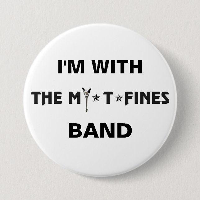 Offizielles MY*T*FINES Logo-Button Button (Vorderseite)