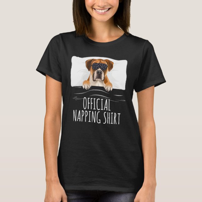 Offizielles Napping für die Maske mit schwarzem Sc T-Shirt (Vorderseite)