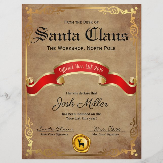 Offizielles Nizza-Verzeichnis (Vorderseite)