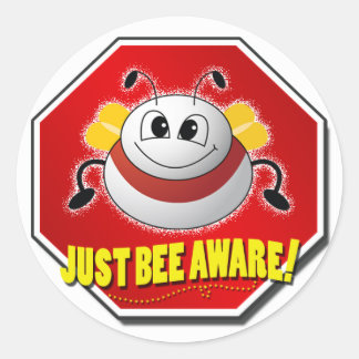 Offizielles Nur-Aware-Logo Runder Aufkleber